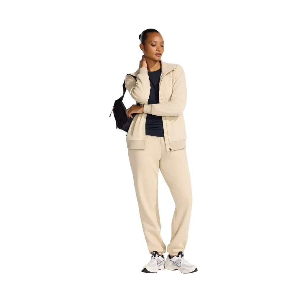 Mondetta XL Women Fleece Jogger Pants Leisure Elastic Waist Sweatpant Loungewear - Picture 8 of 10